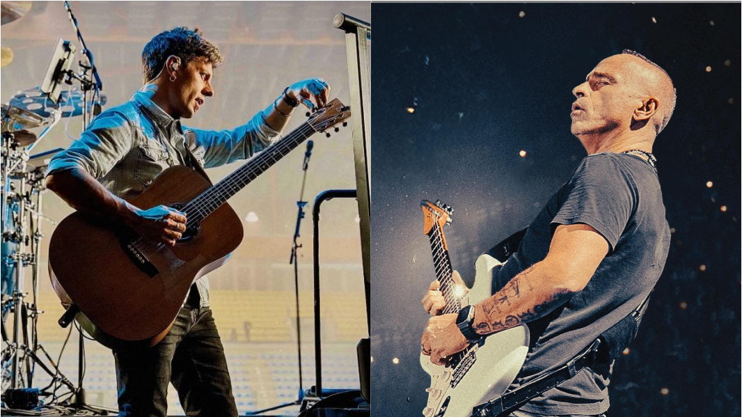 Tour mondiale di Eros Ramazzotti, sul palco c’è un chitarrista sardo - ecco chi è