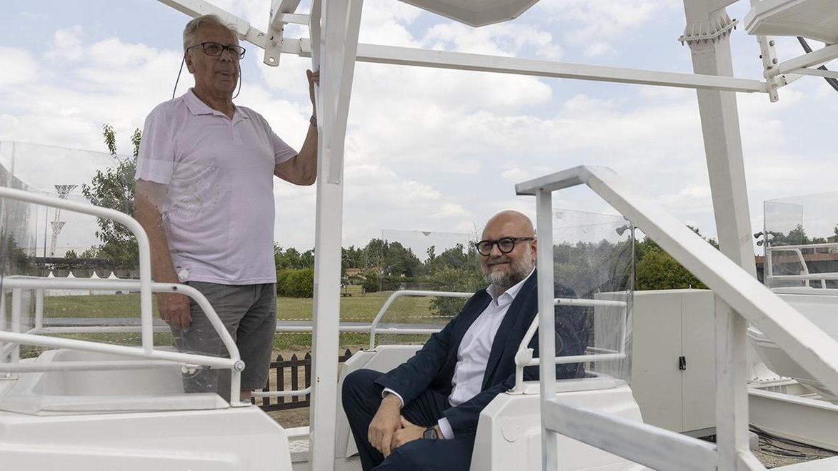 Degli Innocenti con il sindaco Mezzetti