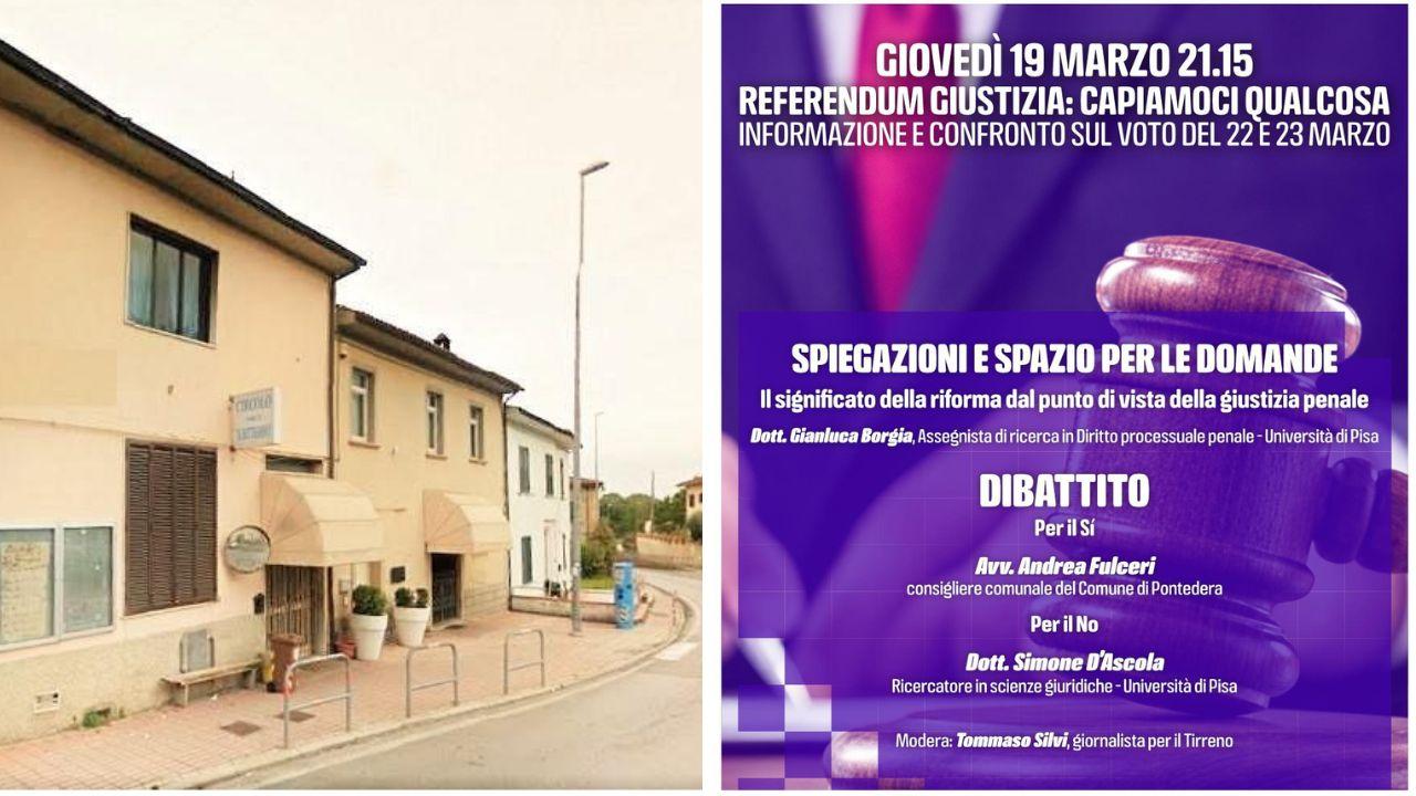 
	Il circolo Botteghino e la locandina dell'evento&nbsp;

