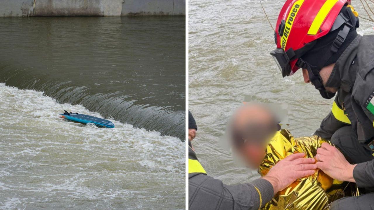
	Il sup in Arno e l'uomo salvato&nbsp;

