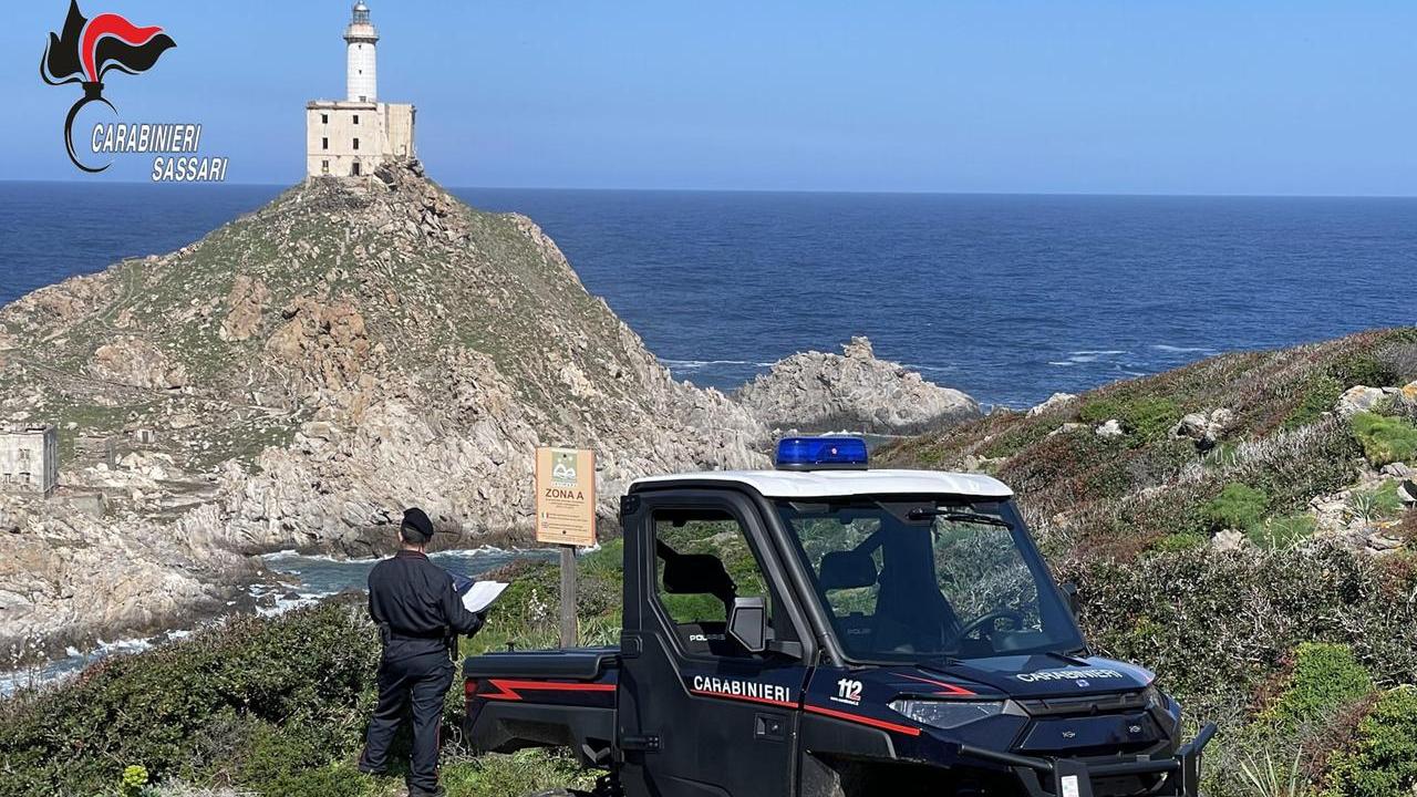 I carabinieri all'Asinara