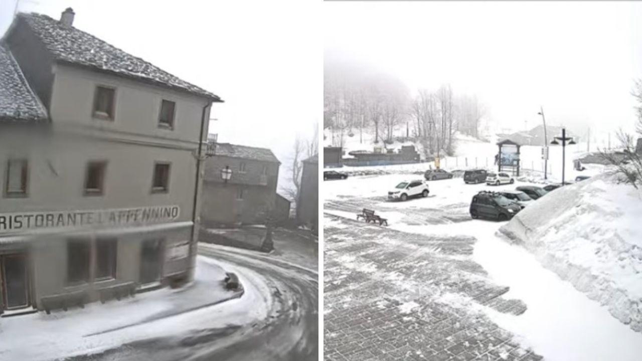 Il ritorno della neve in Toscana 