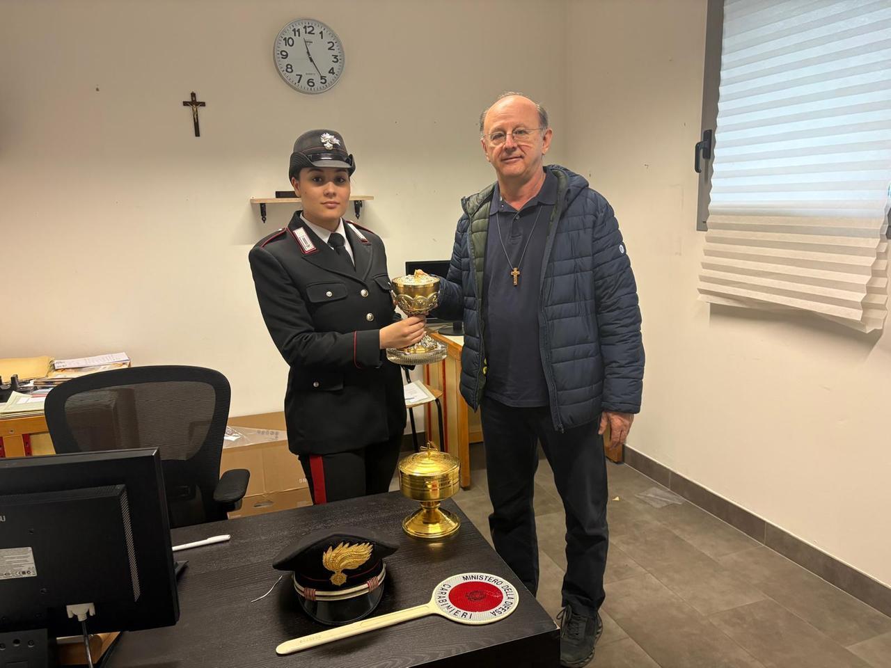 Trovate le pissidi rubate nella chiesa di Sant’Antonio da Padova: denunciato un 31enne