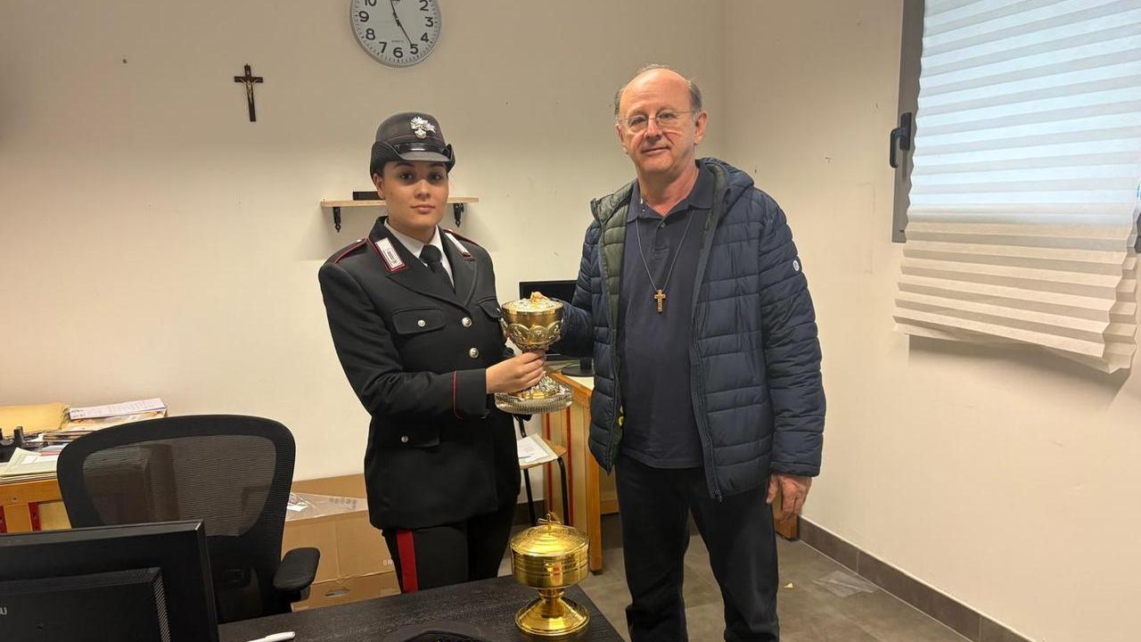 Trovate le pissidi rubate nella chiesa di Sant’Antonio da Padova: denunciato un 31enne