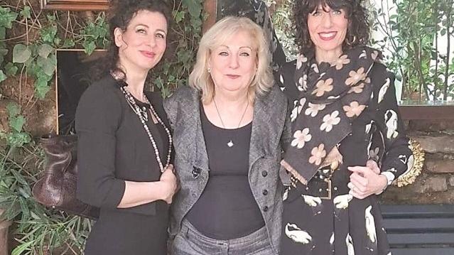 Lolita Guidi con le figlie Lisa e Kety Agostini