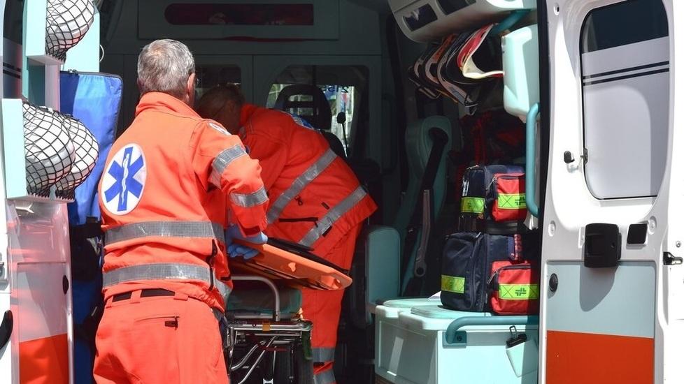 Soccorsi in una foto d'archivio