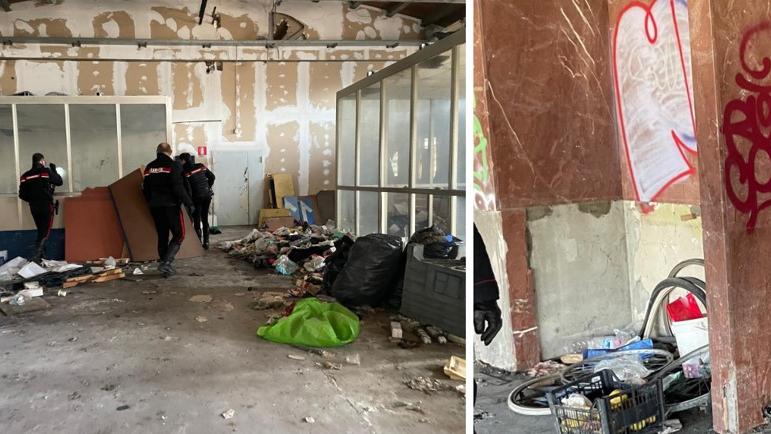 Blitz dei carabinieri negli edifici abbandonati di Modena