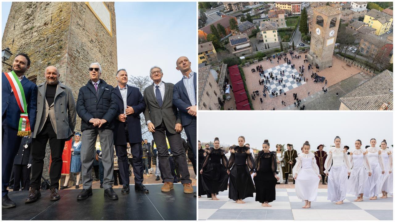 L'inaugurazione della piazza