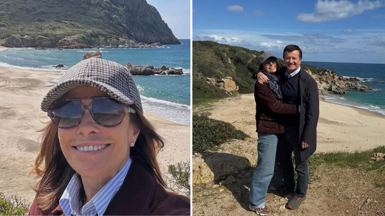 Cristina Parodi e Giorgio Gori, giorni di relax in Sardegna: «Anche fuori dalla stagione l’isola è bellissima»