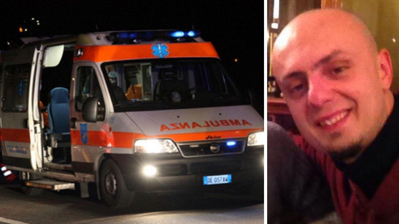 
	A dx la vittima dell'incidente, Luca Loreto

