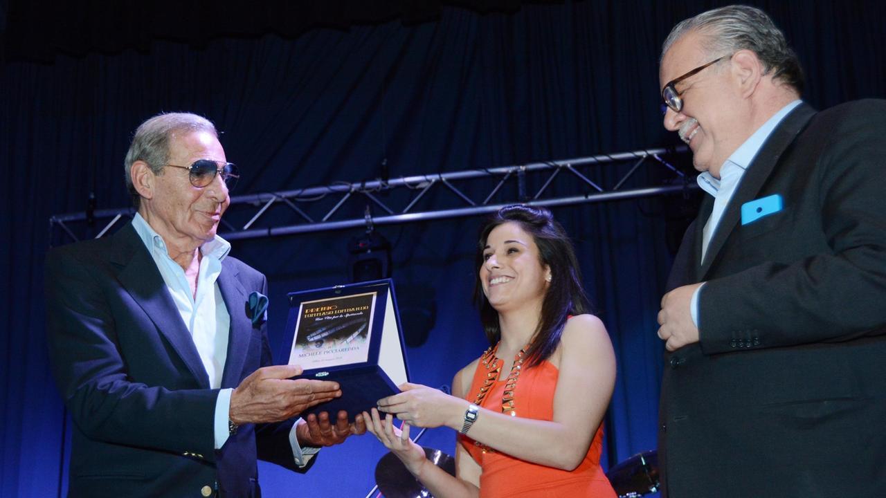 Picciaredda ritira il Premio Lombardo nel 2016