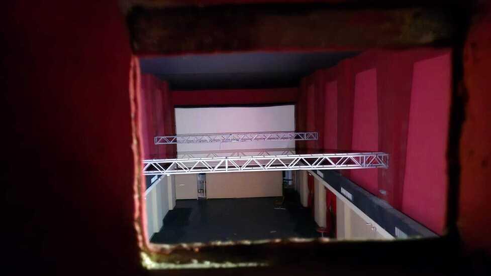 La sala dell'ex cinema di via dell'Angiolo