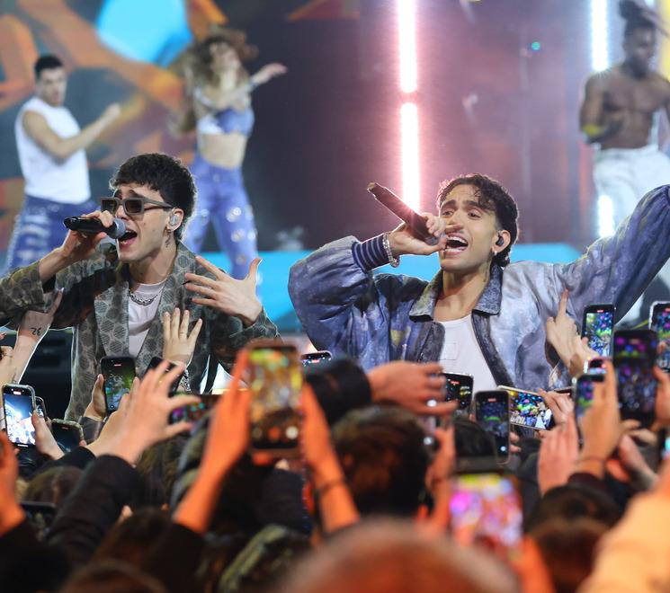 Lo show televisivo ai titoli di coda Fedez e Masini arrivano al cuore