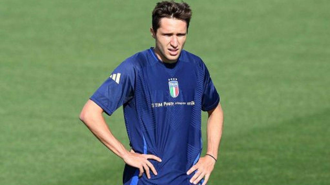 
	L'attaccante azzurro

