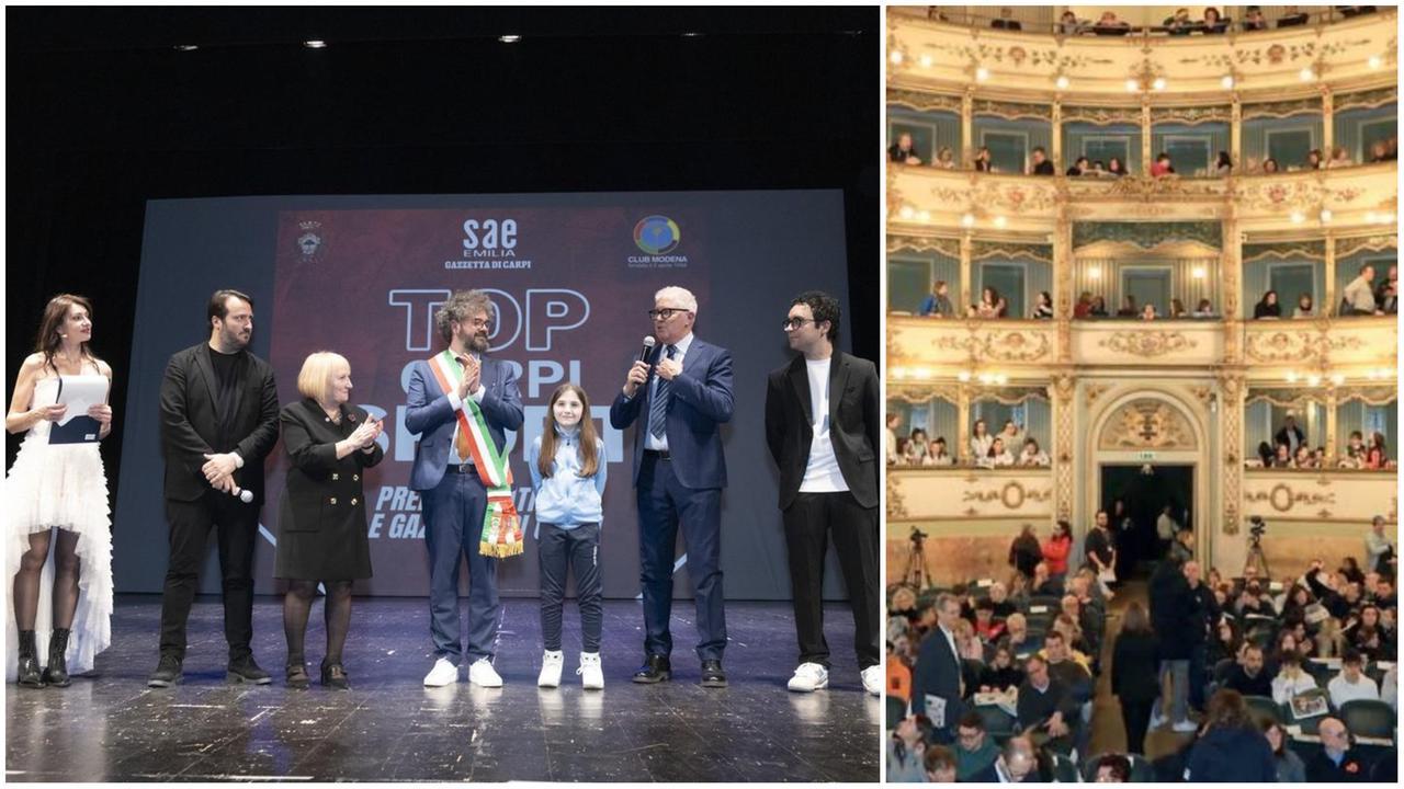 Top Carpi Sport torna a teatro: una serata di festa per la città