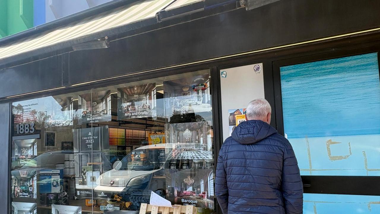 I danni da Bonsignori Vernici (foto Stick)