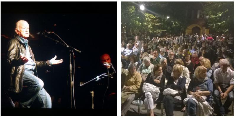 Addio a Gino Paoli, il ricordo di una notte magica in piazza Fontanesi