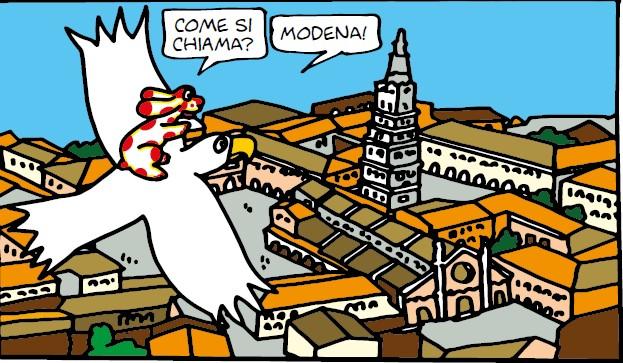 La Pimpa come guida: così i bambini scoprono i tesori di Modena