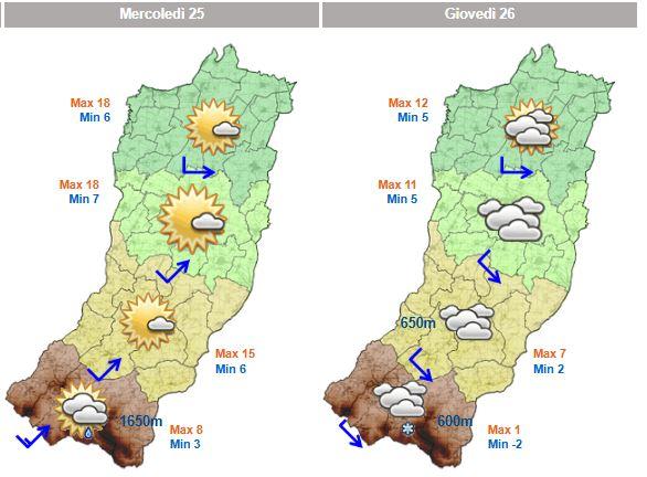 Meteo a Reggio Emilia, vento di burrasca e poi giù le temperature: ecco cosa ci aspetta
