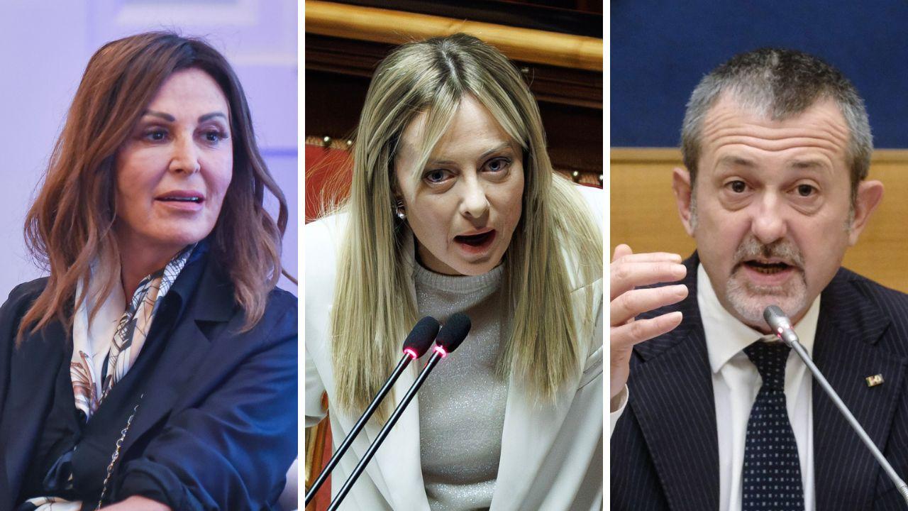 
	Santanch&egrave;, Meloni e Delmastro

