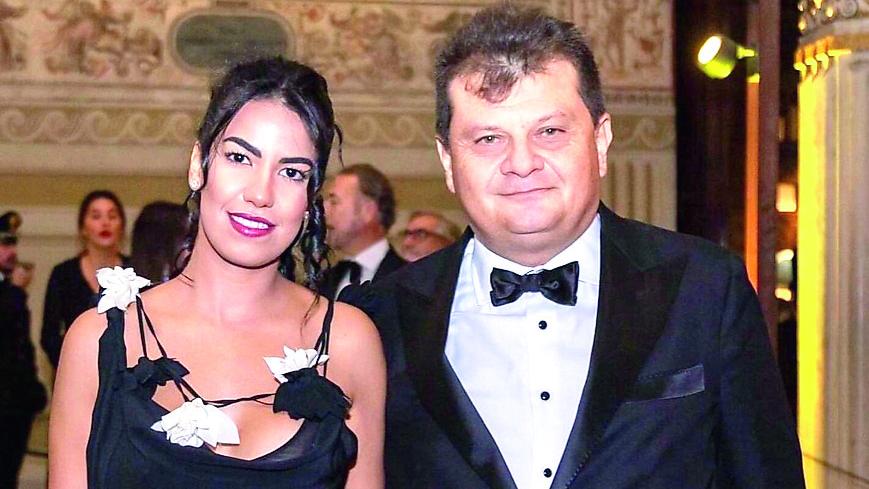 Asmaa Gacem insieme al marito Antonio Politano