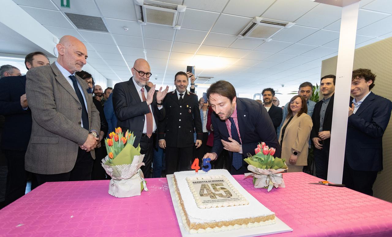 
	La festa in Gazzetta per i 45 anni

