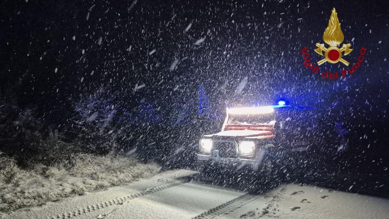 
	L'intervento dei vigili del fuoco

