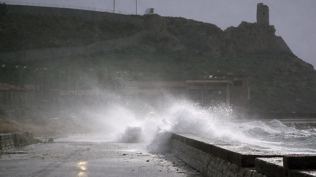 Il ciclone Deborah scatena la sua forza sull’Italia, crollano le temperature: in Sardegna venti di burrasca