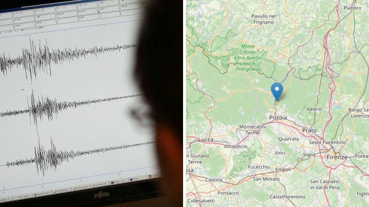 Il sisma è stato registrato a Pistoia