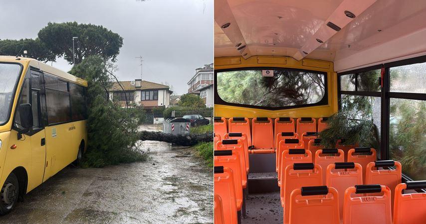 Maltempo, scuole chiuse a Goro e stabilimenti balneari scoperchiati – La diretta