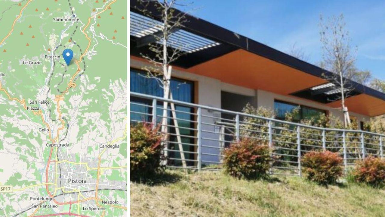 
	L'epicentro della scossa di magnitudo 4.1 a sette chilometri a nord di Pistoia e la scuola Masotti in cui &egrave; attivo il sistema Poseidon

