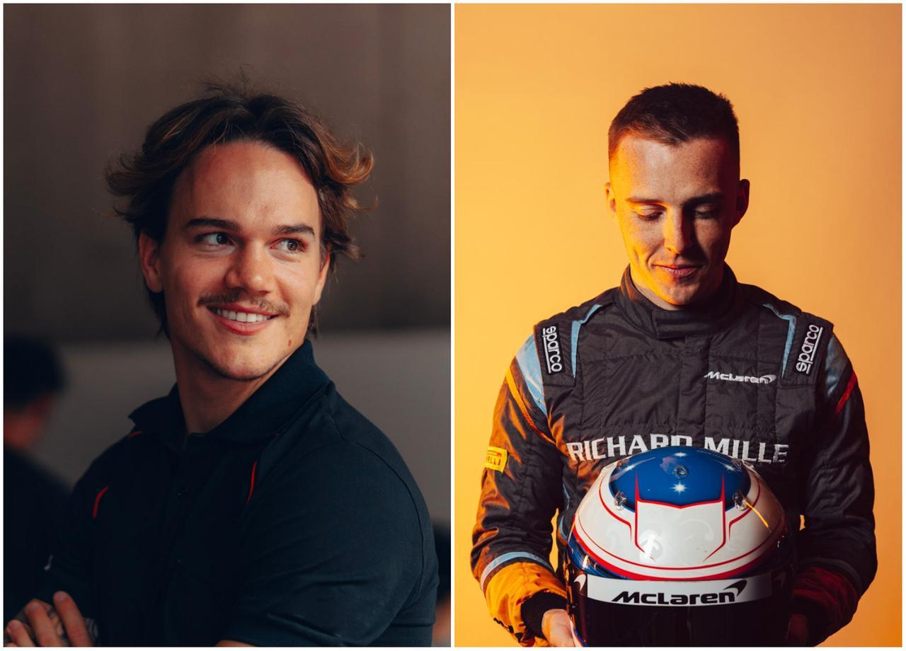 
	I piloti Riccardo Cazzaniga e Dean McDonald

