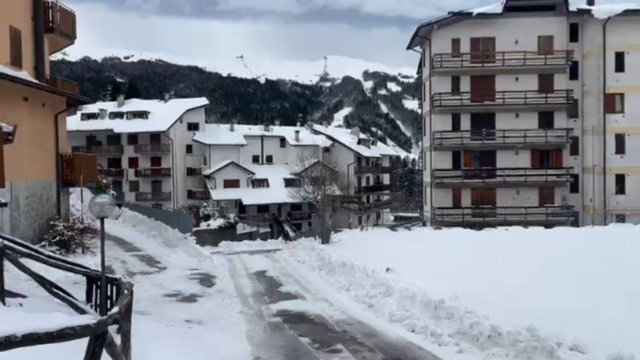 La neve all'Abetone (Foto di Dario Fedi)