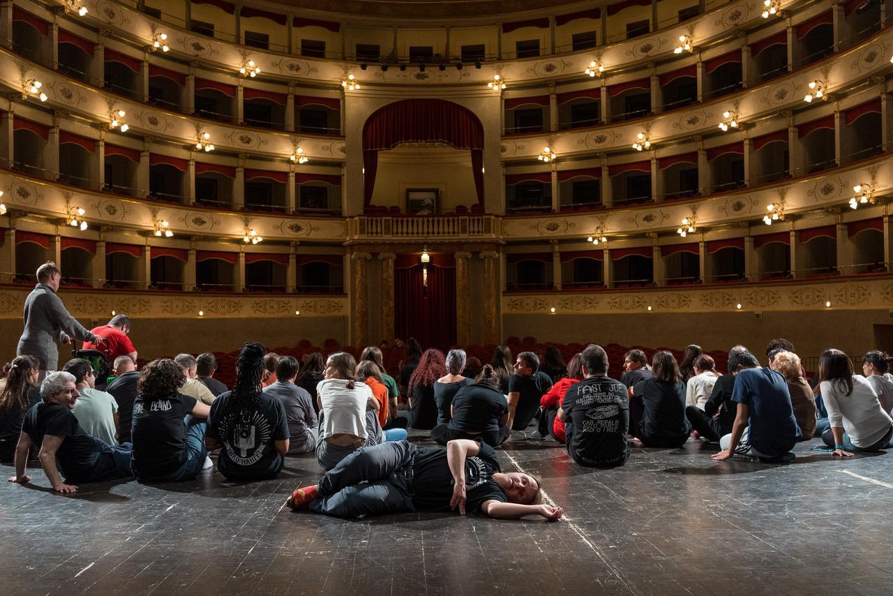 
	Una prova aperta della Mayor Von Frinzius sul palco del Goldoni (foto Del Lucchese)

