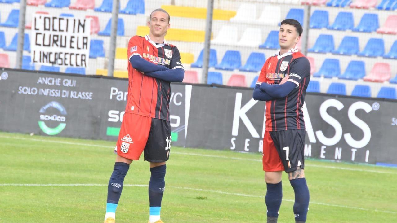 L'esultanza di Mattia Sala e Lorenzo Di Stefano (foto di Mauro Chessa)