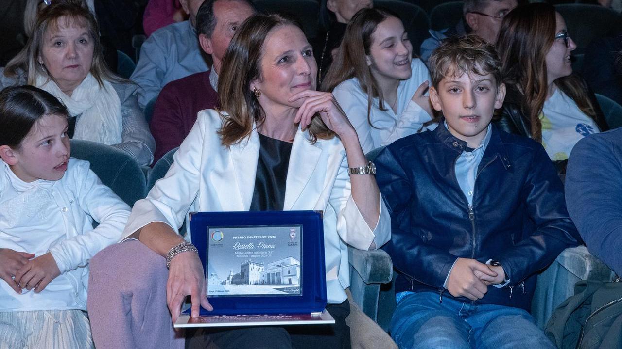 Rossella Piana premiata al Top Carpi Sport