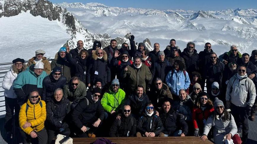 Il gruppo in Valle d'Aosta