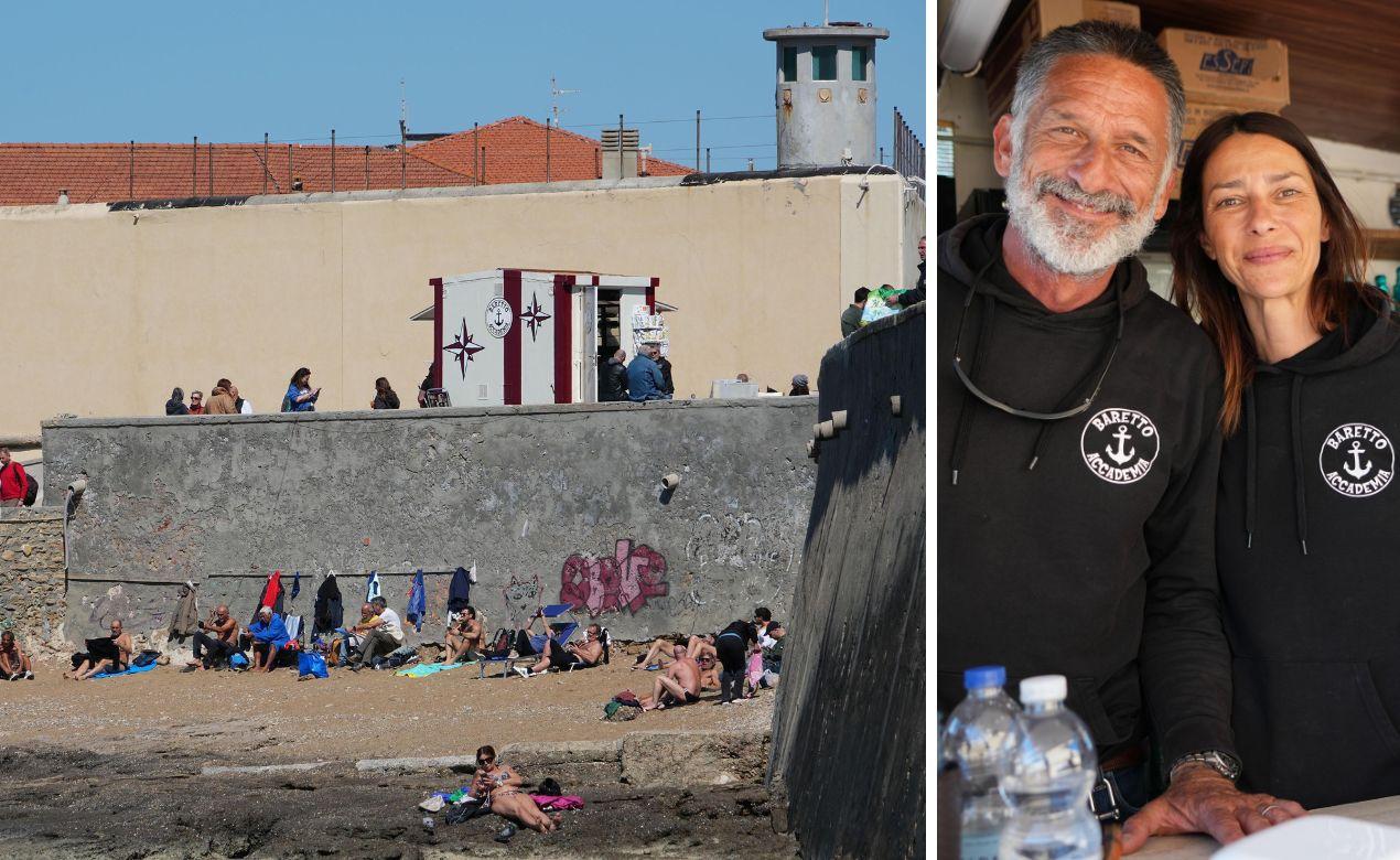 
	E' tornato all'Accademia il Baretto: i titolari Massimiliano Bonfigli e la moglie Viola (foto STICK)

