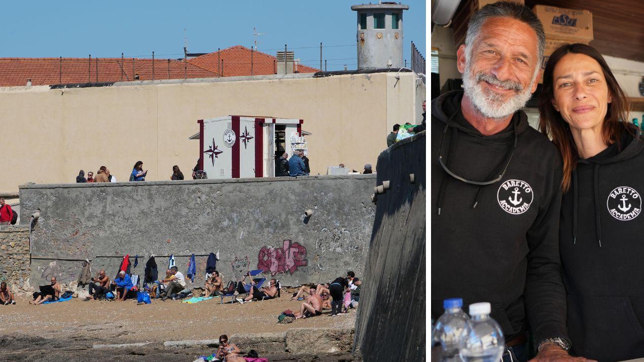 E' tornato all'Accademia il Baretto: i titolari Massimiliano Bonfigli e la moglie Viola (foto STICK)