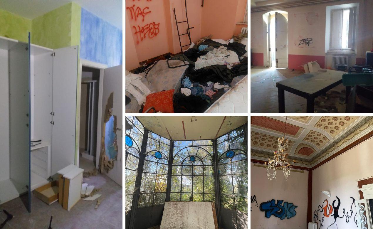 Livorno, “ostello” disperazione: nuovo raid a Villa Morazzana