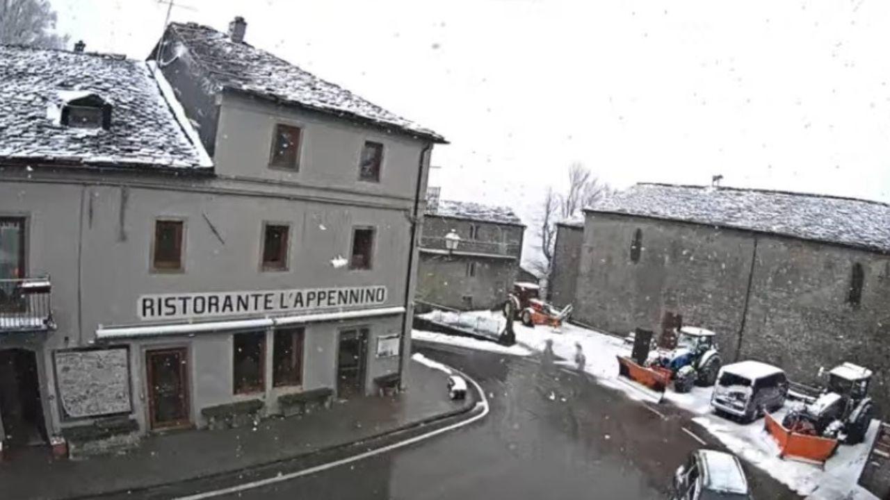 La nevicata in alta Garfagnana