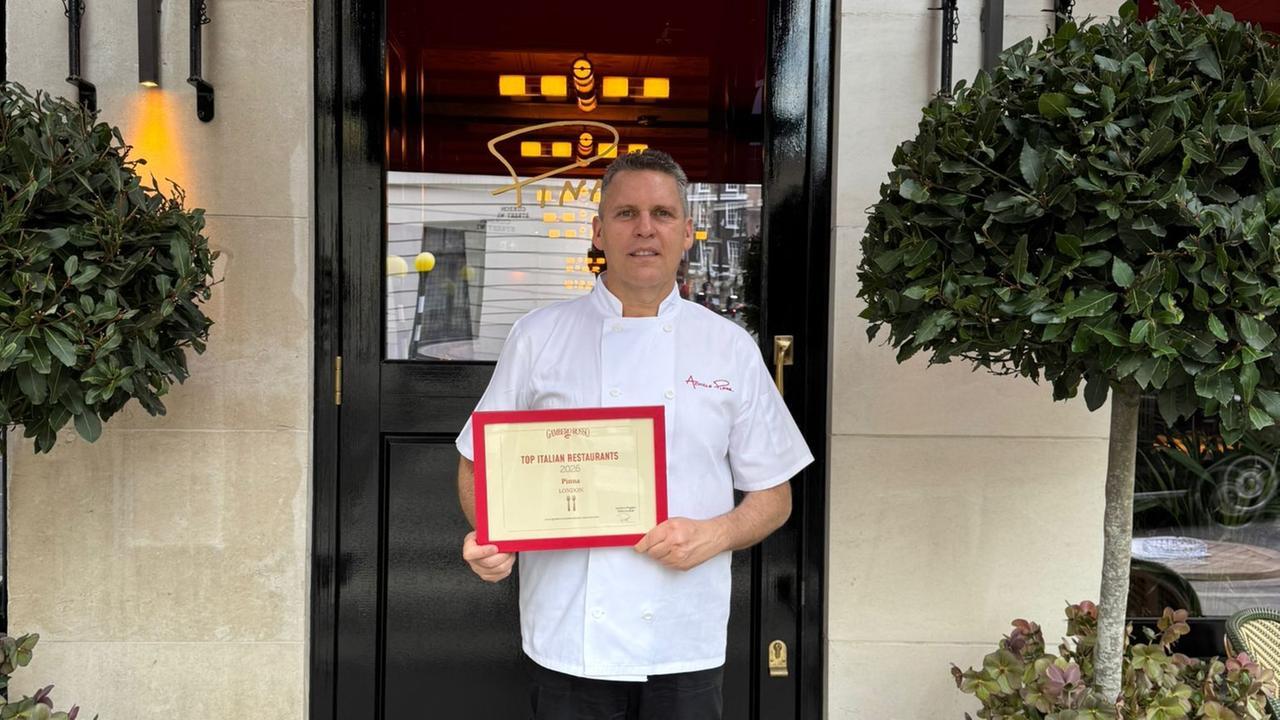 Lo chef Achille Pinna premiato da Gambero Rosso