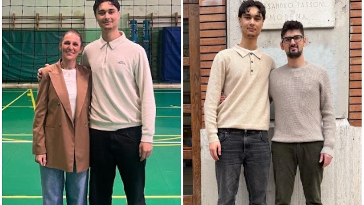 Gli arbitri modenesi Rossella Piana e Gianluca Re