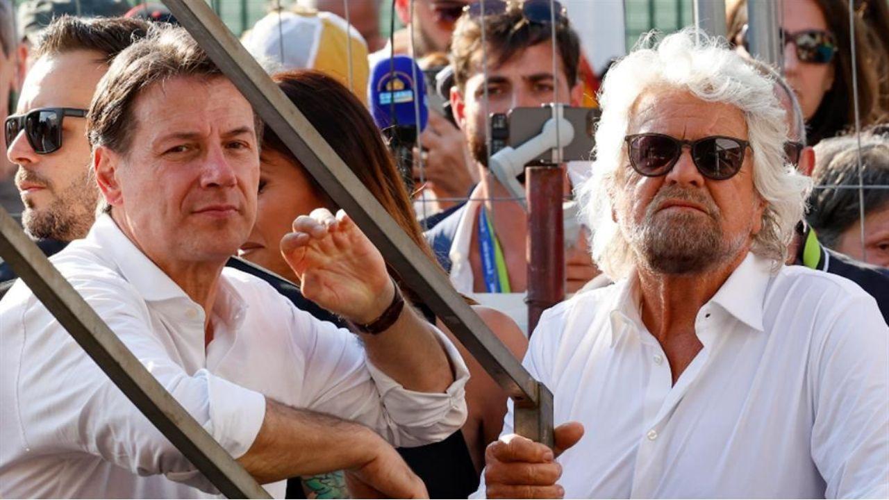 
	Giuseppe Conte e Beppe Grillo&nbsp;

