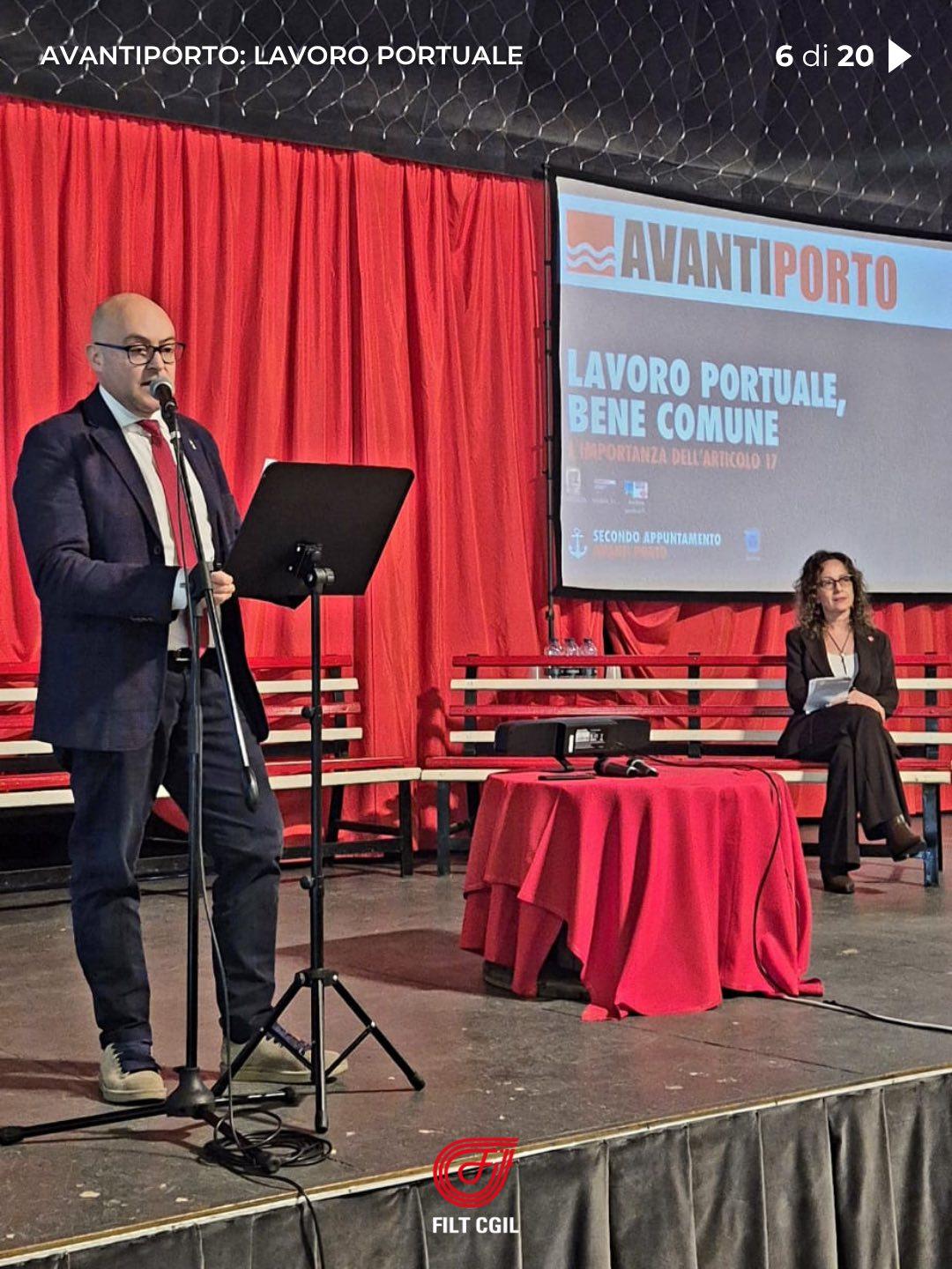 Filt Cgil: «L’articolo 17 della Legge 84/94 non si tocca»