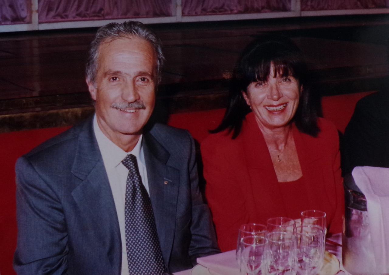 
	Il dottor Saverio Montella con la moglie Maria Teresa Roda, scomparsa nel 2018

