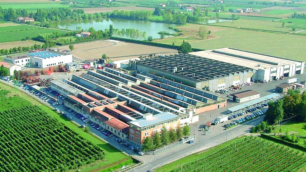 Lo stabilimento della Goldoni a Migliarina di Carpi