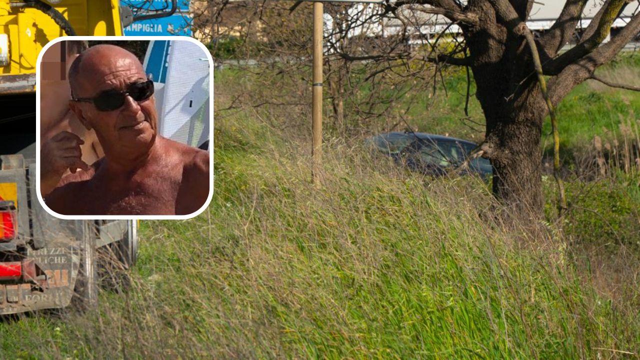 L'incidente (foto Lorenzo Manzini) e la vittima