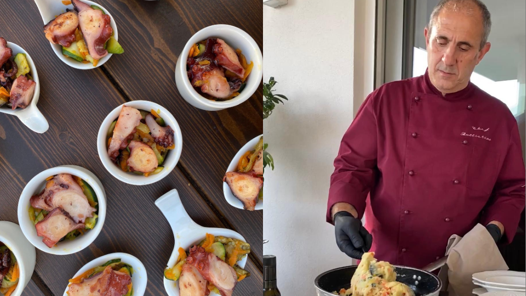 Polpo panato, risotto e calamari fritti: a tutto mare da Montiblu