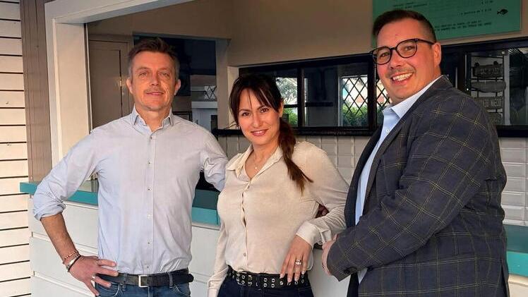 Da sinistra: Umberto Olivieri, Elisa Meconi e Alessandro Servetto